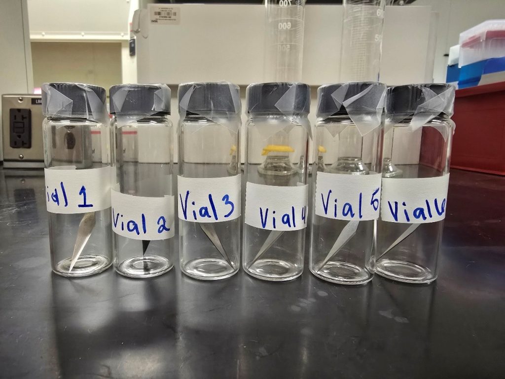 Blade samples from Texas Tech Uni