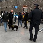 Knife Detection Dogs in London train station